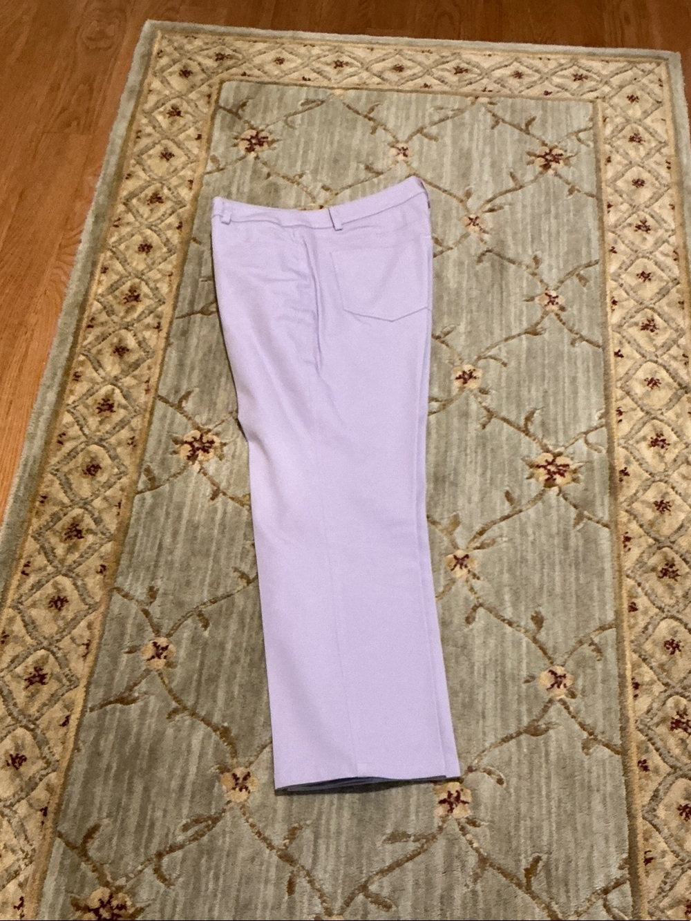 Peace of Cloth Light Lilac Cropped Ankle Pants